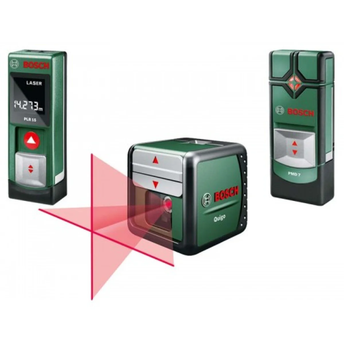 Комплект Bosch PMD 7 + Bosch PLR 15 + Bosch Quigo II 0603663102