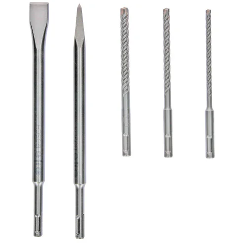 Комплект секачи Bosch SDS plus-5X, 5 части