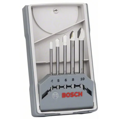 Комплект свредла за керамични плочки CYL-9 Ceramic 4 - 10 mm, 5 части, Bosch