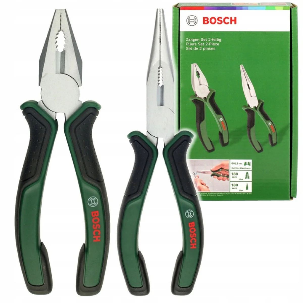 Комплект клещи Bosch, 2 части, 180 мм 1600A0275H Комплект клещи Bosch, 2 части, 180 мм 1600A0275H