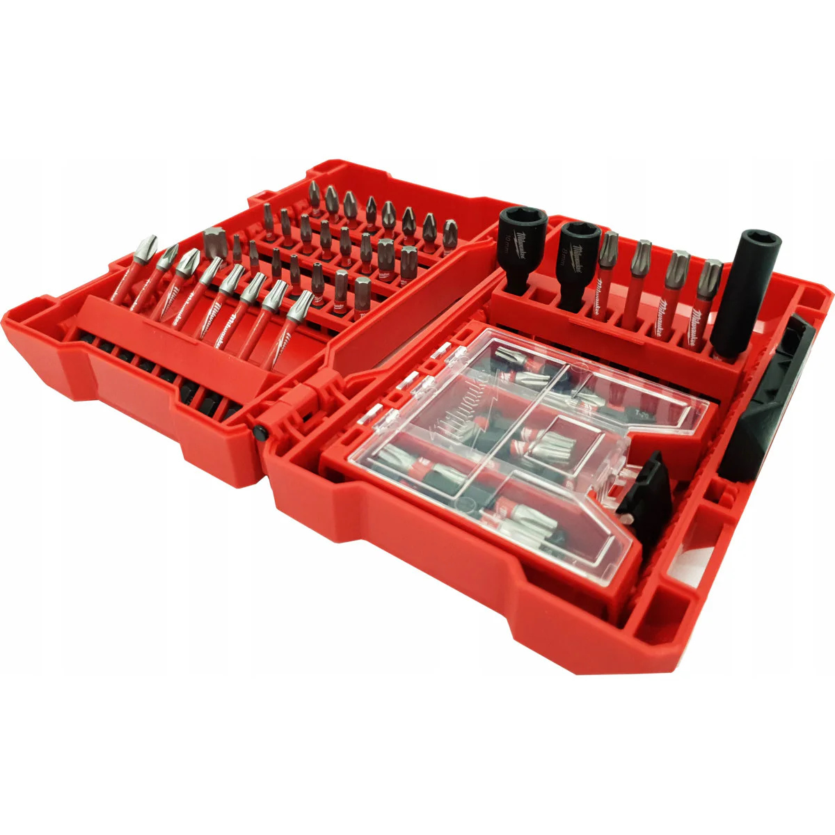 Комплект ударни накрайници MILWAUKEE 75 части + държач 152 mm 4932478903