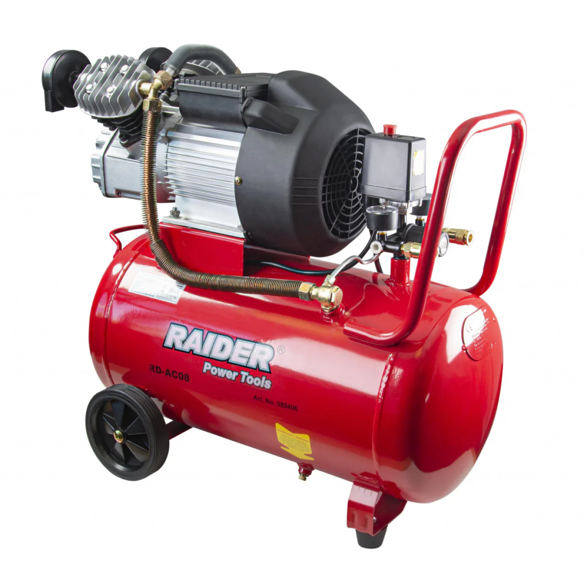 Компресор  50L 2.2kW 356L/min Raider RD-AC08 089406