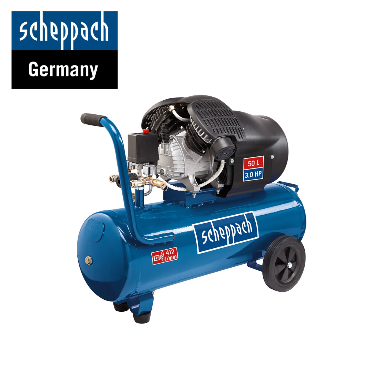 Компресор двуцилиндров Scheppach HC52DC 50л SCH 5906101901 Компресор двуцилиндров Scheppach HC52DC 50л SCH 5906101901