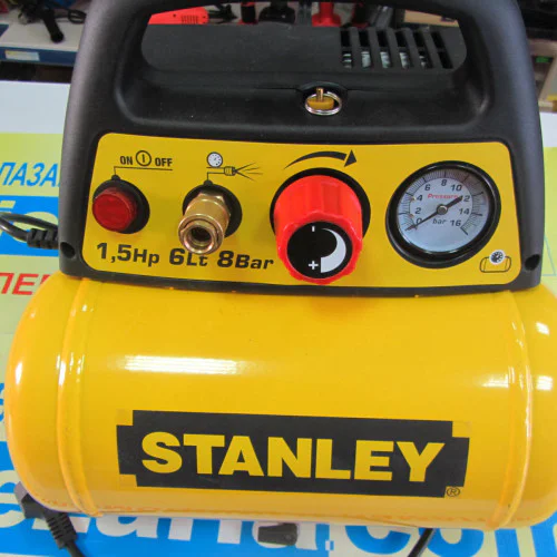 Компресор STANLEY, DN200/8/6 8bar/6л Компресор STANLEY, DN200/8/6 8bar/6л