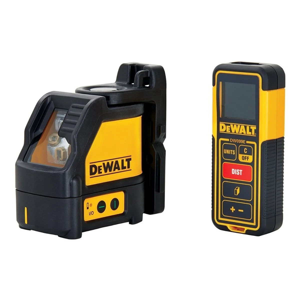 Лазерен линеен нивелир DeWALT DW088CG + лазерна ролетка DW099E DW088CG+