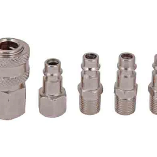 Накрайници пневм. бърза връзка 1/4 5бр к-т QC01 RD