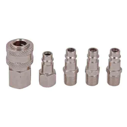 Накрайници пневм. бърза връзка 1/4 5бр к-т QC01 RD