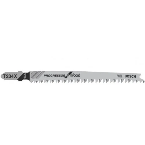 Нож за прободен трион T 234 X, Progressor for Wood, 3бр,  Bosch