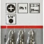 Битове Bosch 3 броя PH 1, 25 mm