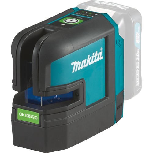 Лазерен нивелир  MAKITA SK105GDZ - соло машина, зелени линии 