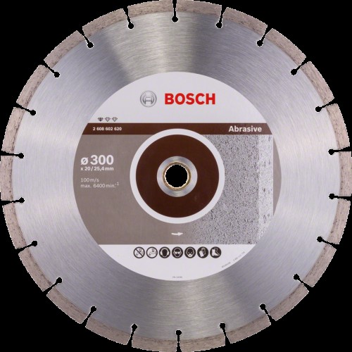  Диск диамантен за  рязане  ф 300 x 20/25,40 x 2,8 x 10 мм , Bosch Standard for Abrasive