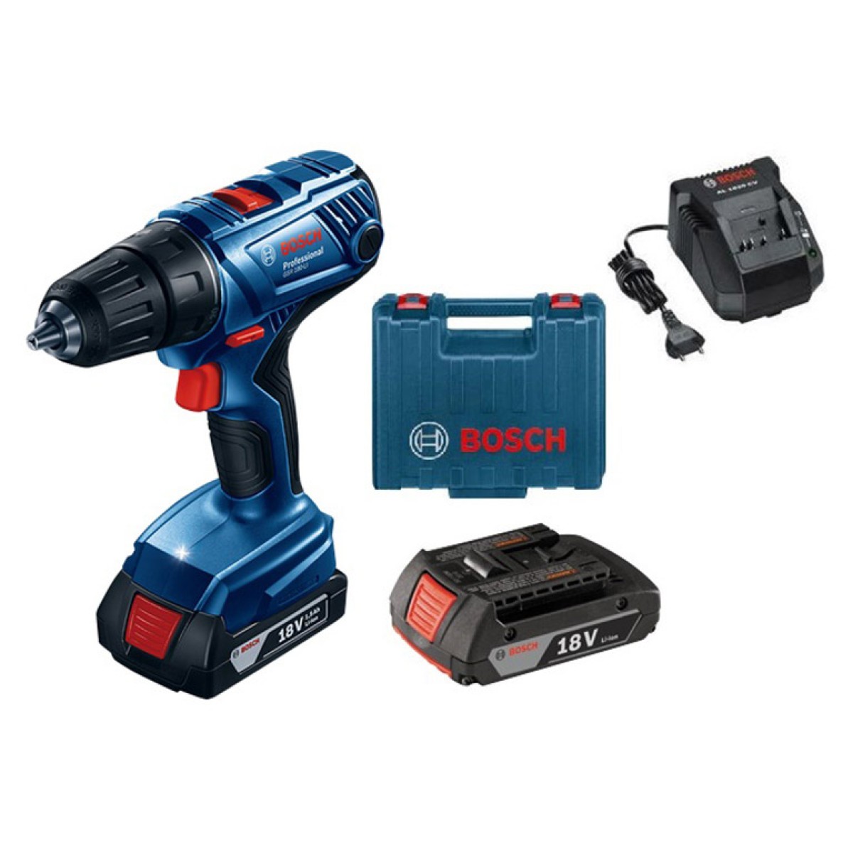 Акумулаторен винтоверт Bosch GSR 180-LI  2 бат. 18V 2.0Ah