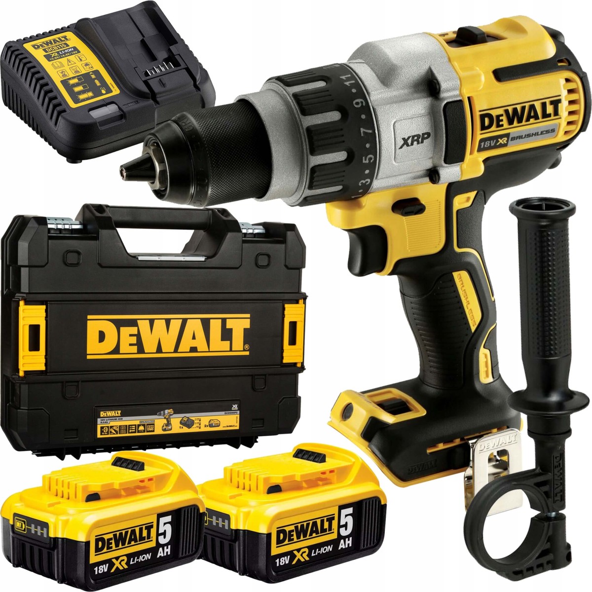 Акумулаторна ударна бормашина-винтоверт Dewalt DCD996P2 2бр18 V, 5 Ah, 95 Nm