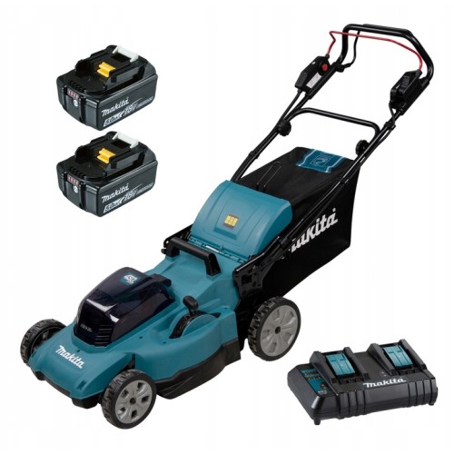 Самоходна акумулаторна косачка Makita DLM481CT2, LXT, 2 батерии х 5 Ah 18 V, 48 см, 800 кв.м.