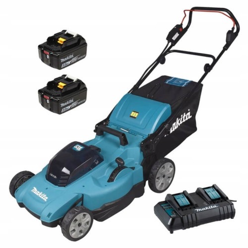 Акумулаторна косачка Makita DLM538CT2, LXT, 534 мм, 800 м², с 2 батерии 18 V 5 Ah