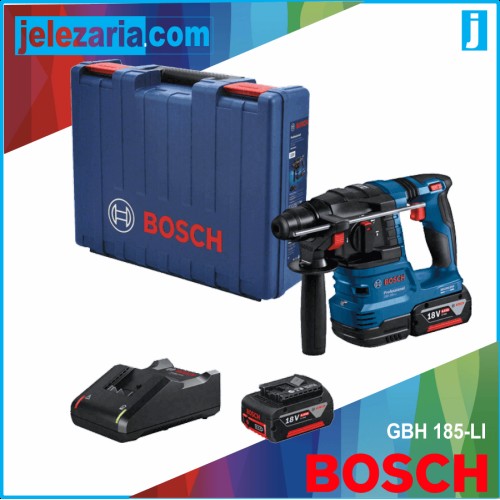 Акумулаторен перфоратор Bosch GBH 185-LI - 2бат