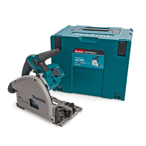 Акумулаторен потапящ циркуляр Makita DSP600ZJ, диск ф 165 мм в куфар