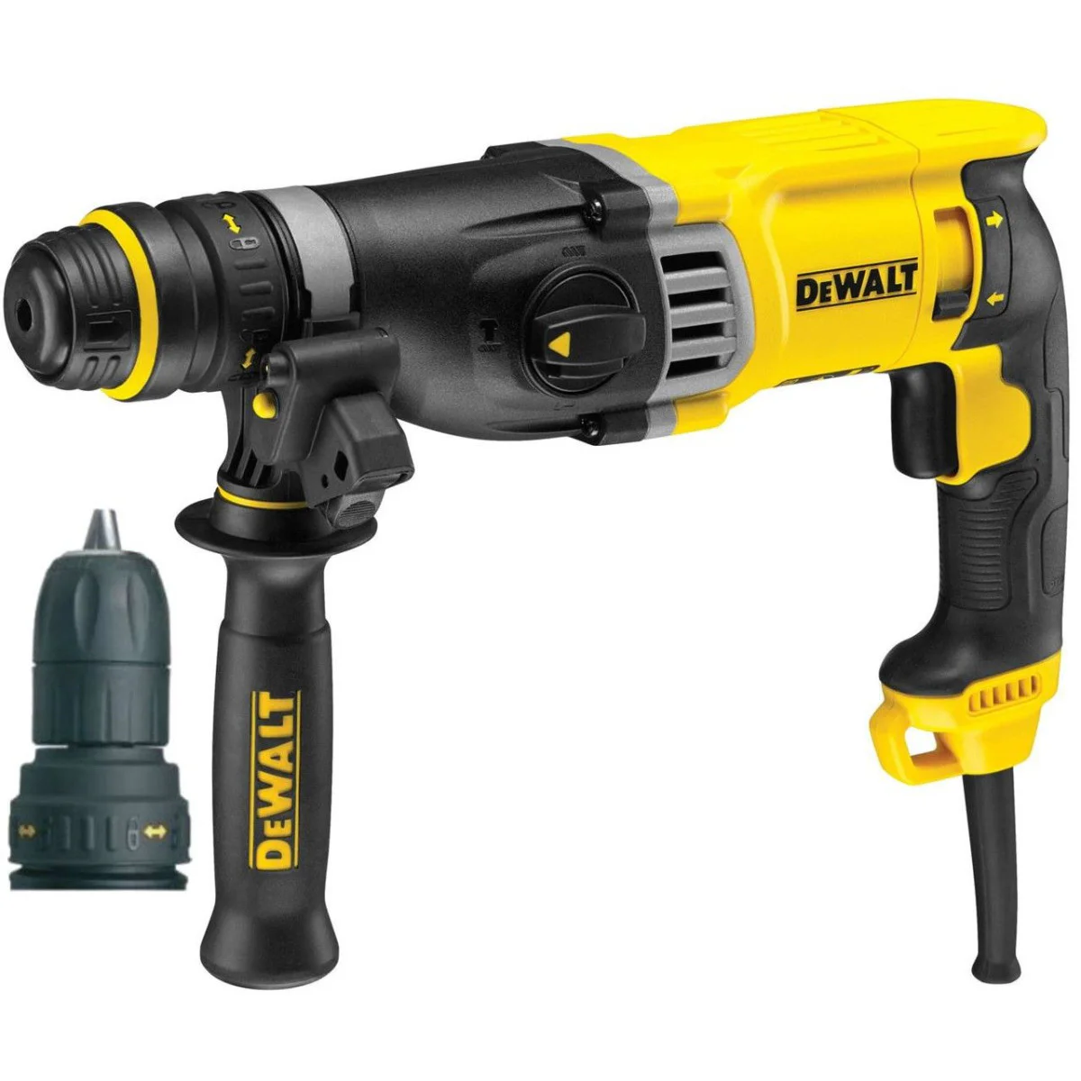 Перфоратор Dewalt D25144K, сменяем патрон D25144K