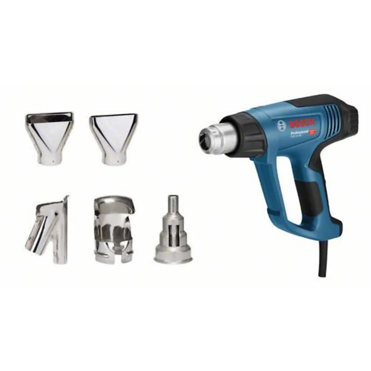 Пистолет за топъл въздух Bosch GHG 23-66 - 5приставки и куфар 06012A6301 Пистолет за топъл въздух Bosch GHG 23-66 - 5приставки и куфар 06012A6301