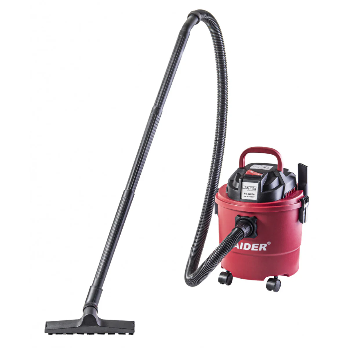 Прахосмукачка RD-WC08 за сухо и мокро почистане, 1250W 15L - Райдер 090317 Прахосмукачка RD-WC08 за сухо и мокро почистане, 1250W 15L - Райдер 090317