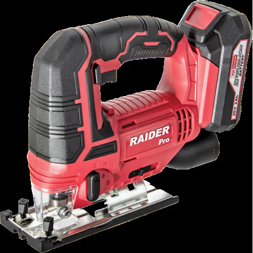 Прободен трион акум. Li-ion quick 80mm 20V 2Ah 1h в куфар, Райдер RDP-SJS20 Set