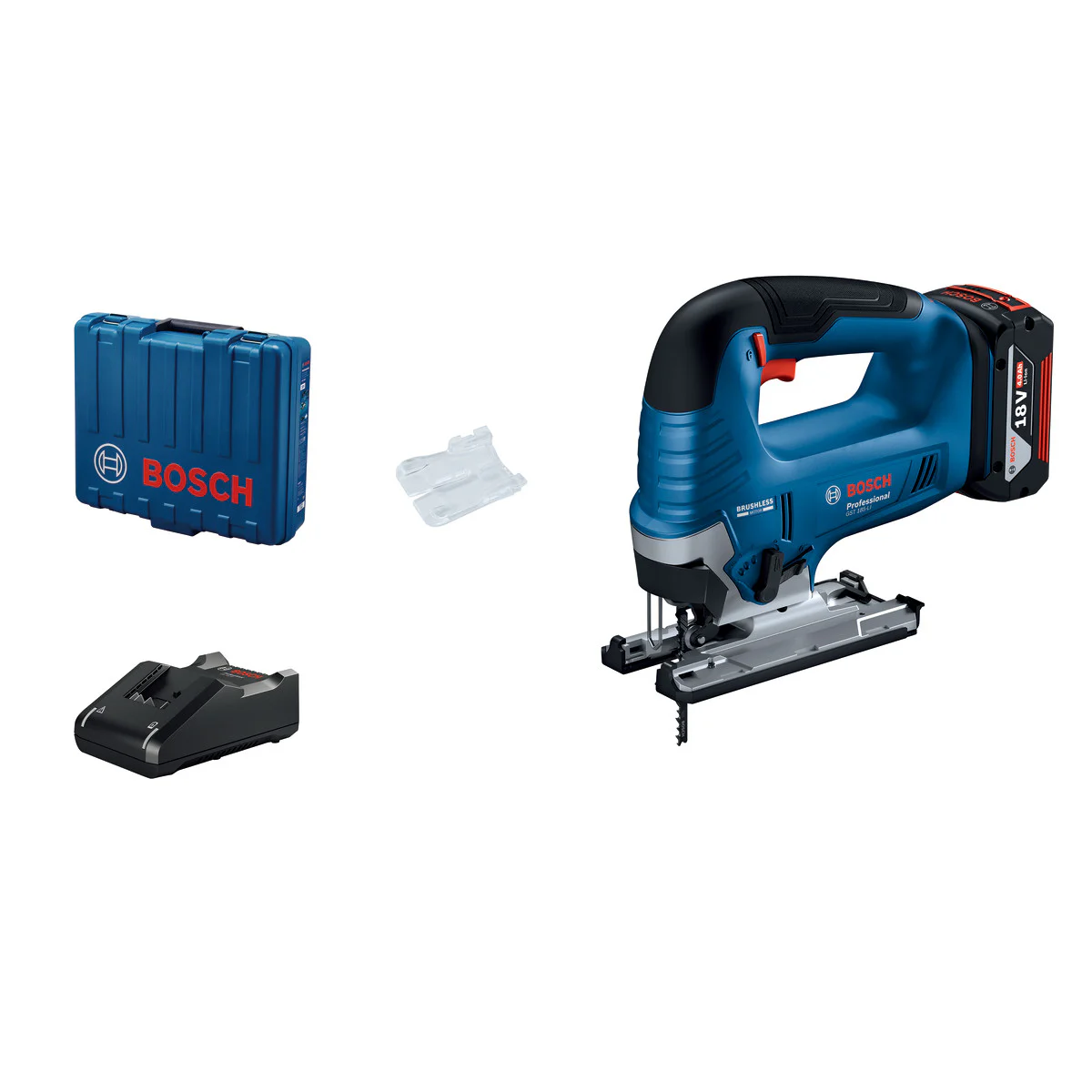 Прободен трион Bosch GST 185-LI 1 x 4,0 Ah в куфар 06015B3023 Прободен трион Bosch GST 185-LI 1 x 4,0 Ah в куфар 06015B3023