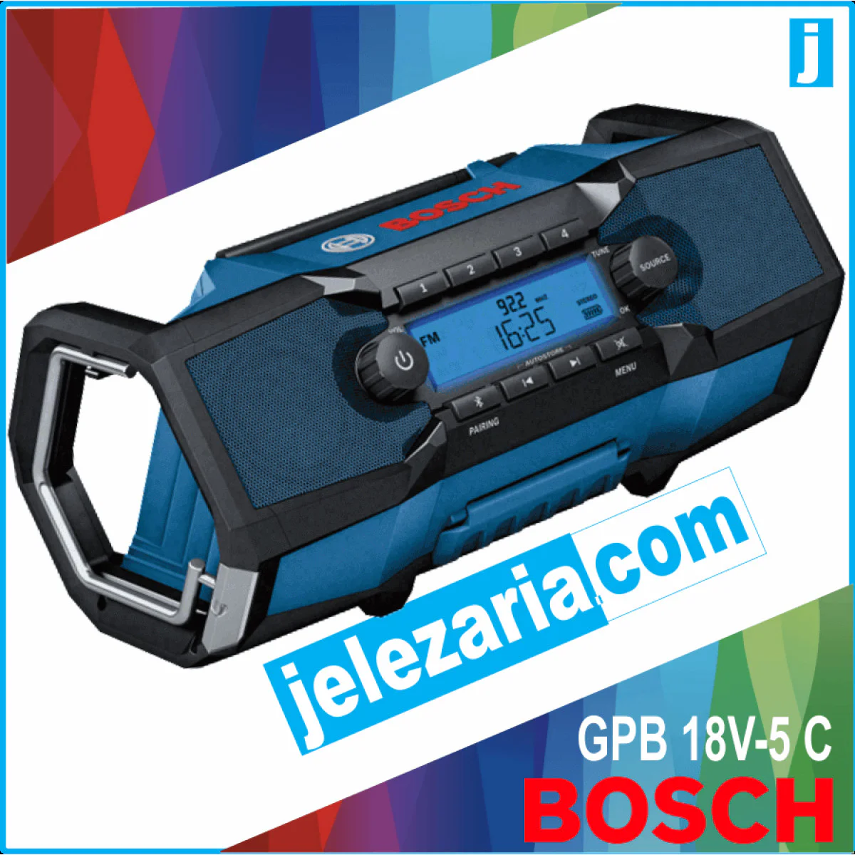 Радиоприемник Bosch GPB 18V-2 C Bluetooth 06014A3000