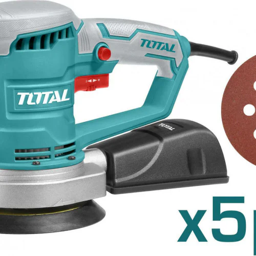 Eксцентършлайф TOTAL TF2041506, Ф 150 мм, 450 W Eксцентършлайф TOTAL TF2041506, Ф 150 мм, 450 W