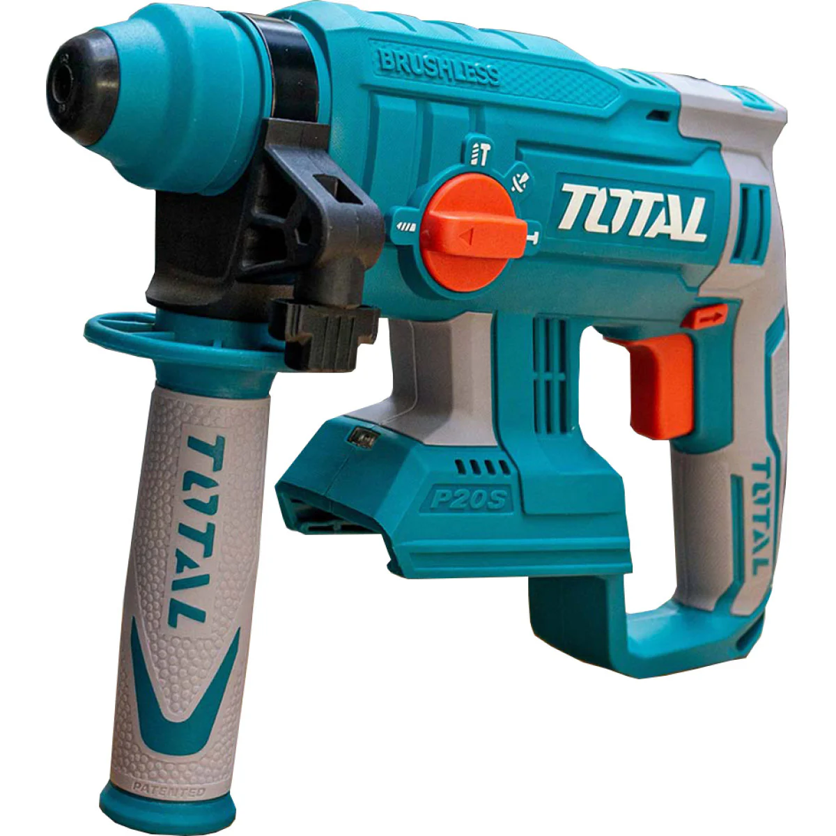 Акумулаторен безчетков перфоратор TOTAL Industrial, SDS+, 20 V, без батерия TRHLI2201