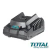 Зарядно устройство за Li-Ion батерии TOTAL Industrial, 20 V, 2 А