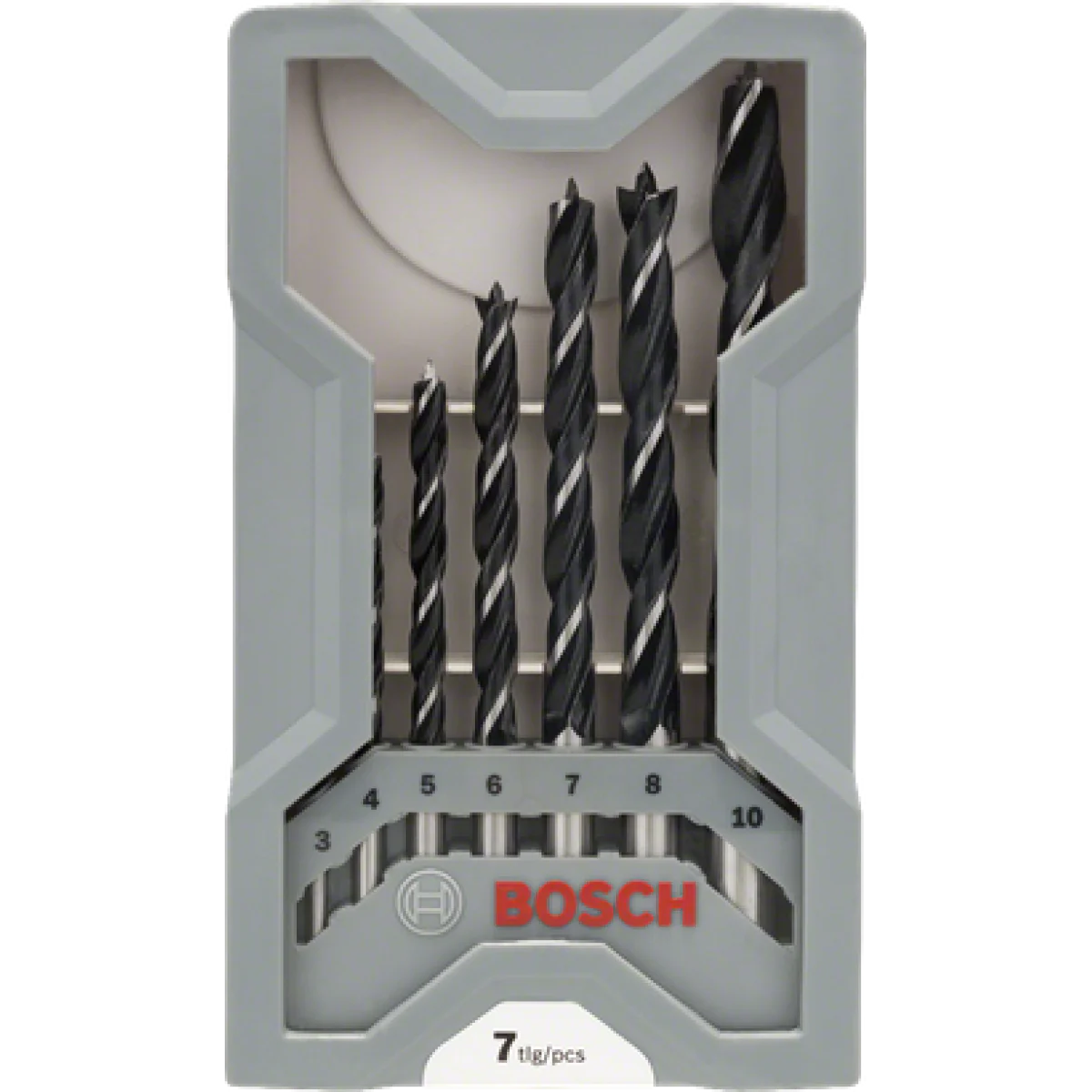 Комплект свредла за дърво 3 - 10 mm, 7 части., Bosch 2607017034
