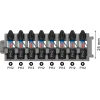 Опаковка битове за винтоверт Impact Control, 8части, Bosch 2608522324