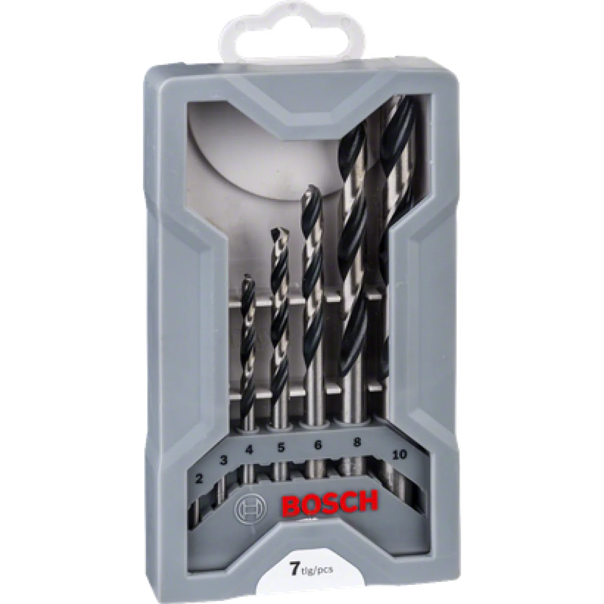 Комплект спирални свредла HSS PointTeQ Mini-X-Line 2 - 8 mm, 7 части., Bosch 2608577347