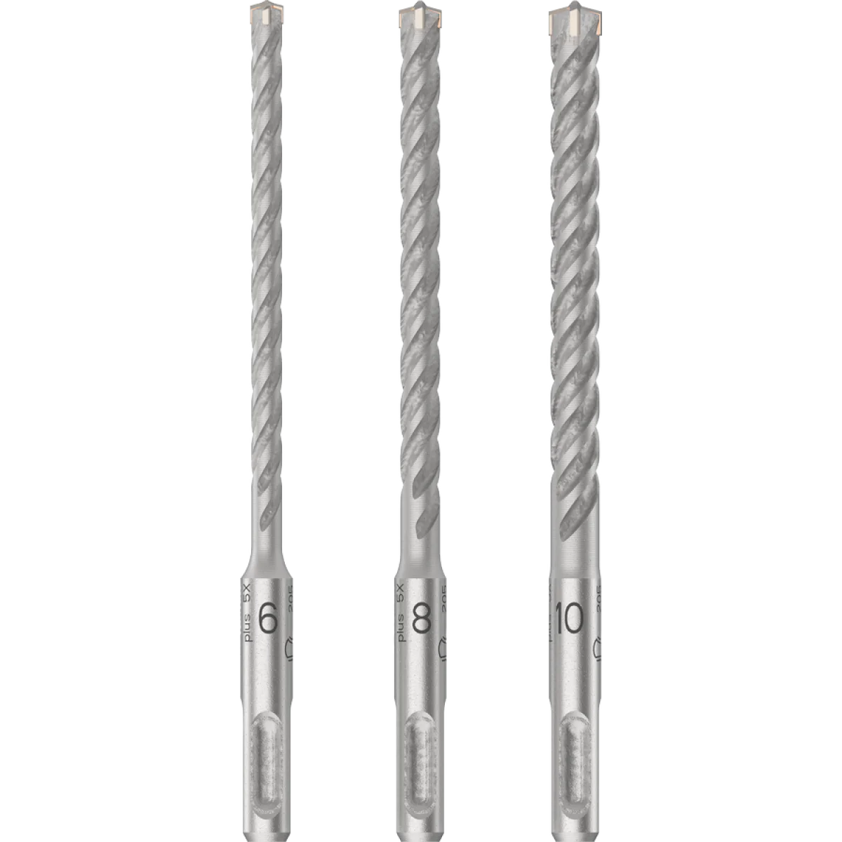 Комплект свредла за перфоратор Bosch SDS plus-5X 6/8/10 mm, 3 части 2608833912
