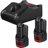 Стартов комплект Bosch 2 x GBA 12V 2.0Ah + GAL 12V-40