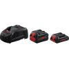 Стартов комплект Bosch 1батерия ProCORE18V 4.0Ah + 1 бр ProCORE18V 5.5Ah + зарядно GAL 1880 CV 1600A0214A