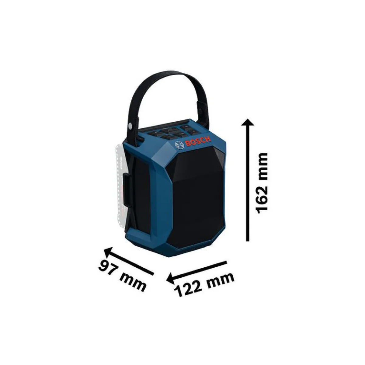 Bosch GPB 18V-1 C Акумулаторна тонколона без батерия и зарядно устройство 06014A7000