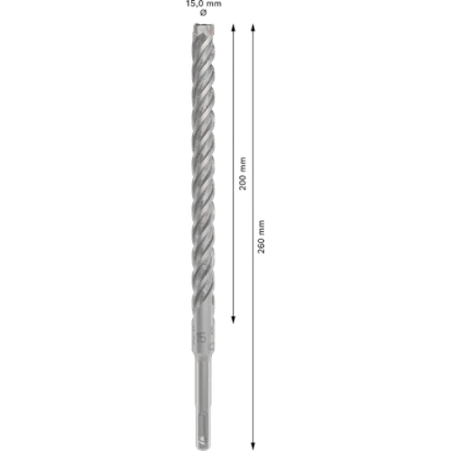 Свредло за перфоратор Bosch SDS plus-5Х, 15x200x260