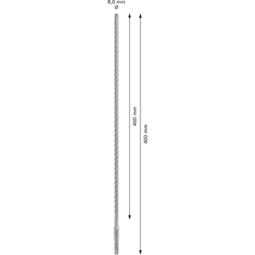 Свредло за перфоратор Bosch SDS plus-5X, 8x400x460