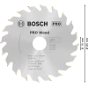 Диск за акумулаторни циркулярни триони 85 x 1,1/0,7 x 15 T20 Standard for Wood Bosch 2608837666