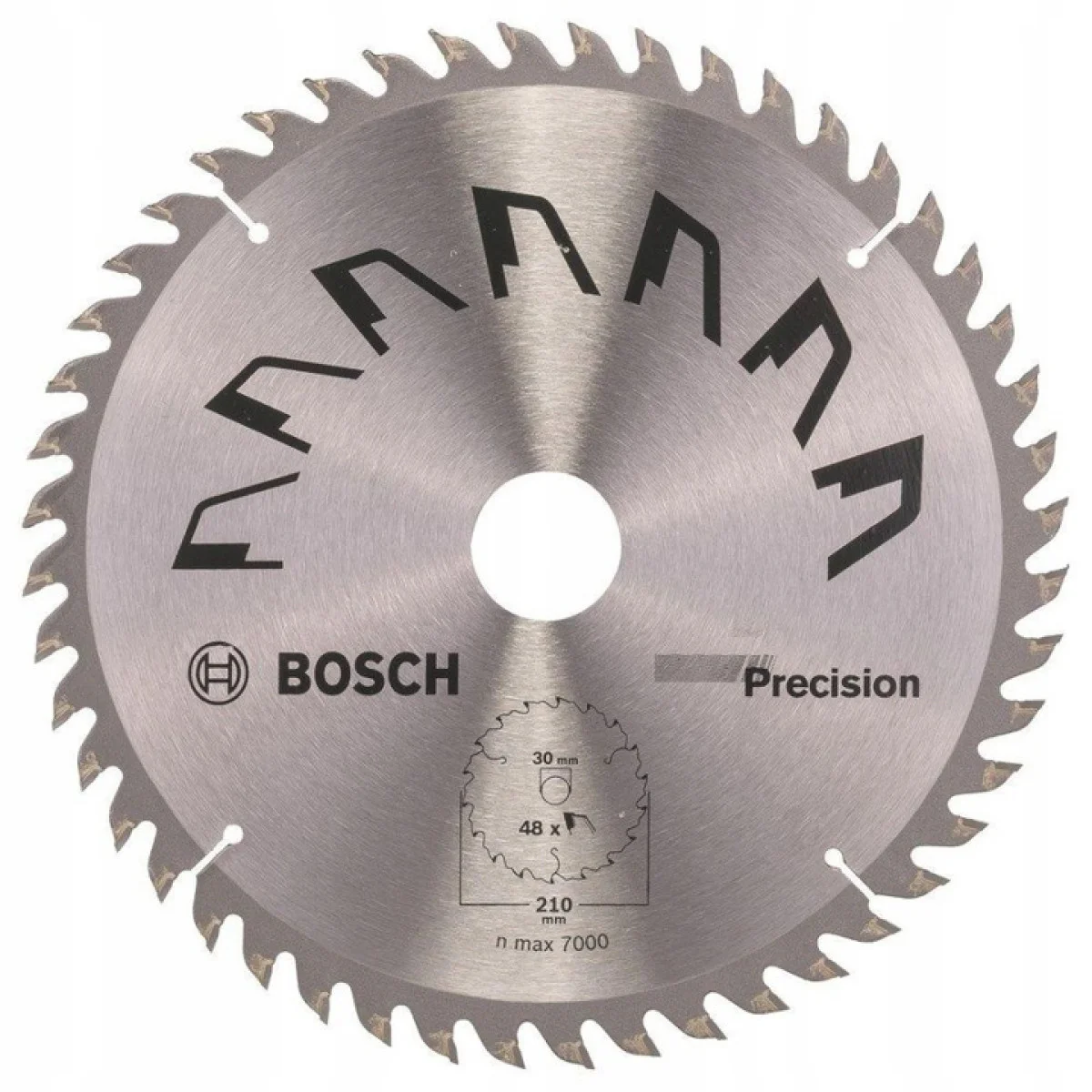 Диск за циркуляр Bosch PRECISION ф210x30мм, 48зъба 2609256873