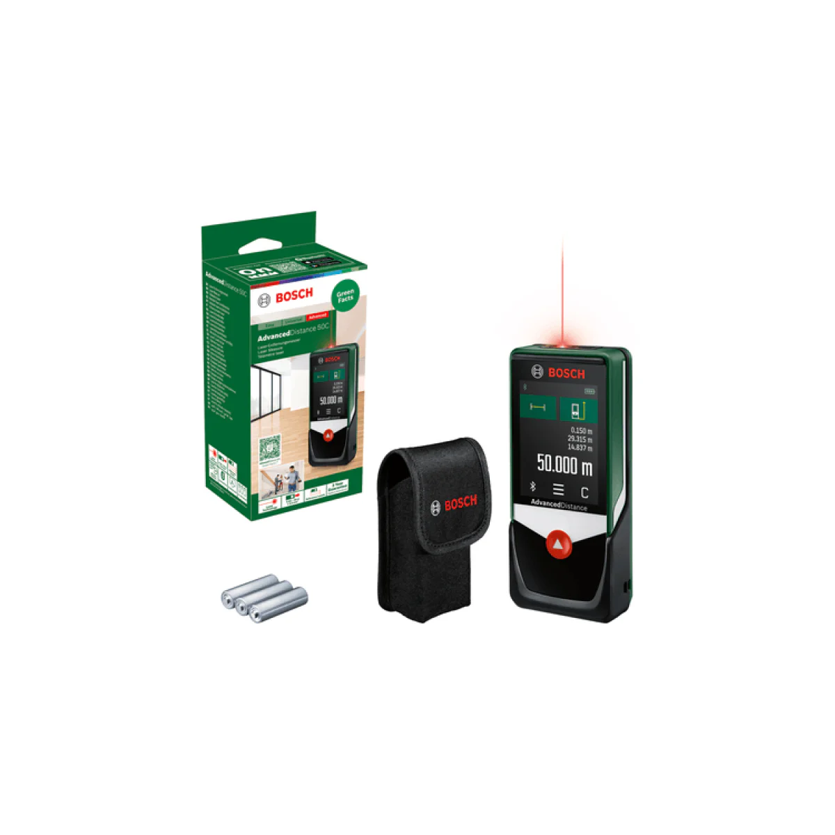 Дигитална лазерена ролетка Bosch AdvancedDistance 50C 0603672202