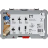Фрезери комплект за оберфреза, 6 части, 8mm опашка, Bosch 2607017469