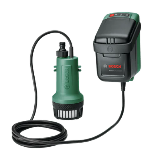 Акумулаторна помпа за дъждовна вода Bosch GardenPump 18V-2000, 1 бр 18 V 2,5 Ah Акумулаторна помпа за дъждовна вода Bosch GardenPump 18V-2000, 1 бр 18 V 2,5 Ah