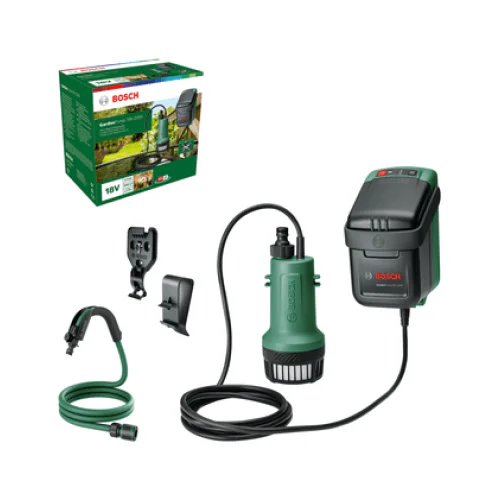 Акумулаторна помпа за дъждовна вода Bosch GardenPump 18V-2000, 1 бр 18 V 2,5 Ah Акумулаторна помпа за дъждовна вода Bosch GardenPump 18V-2000, 1 бр 18 V 2,5 Ah