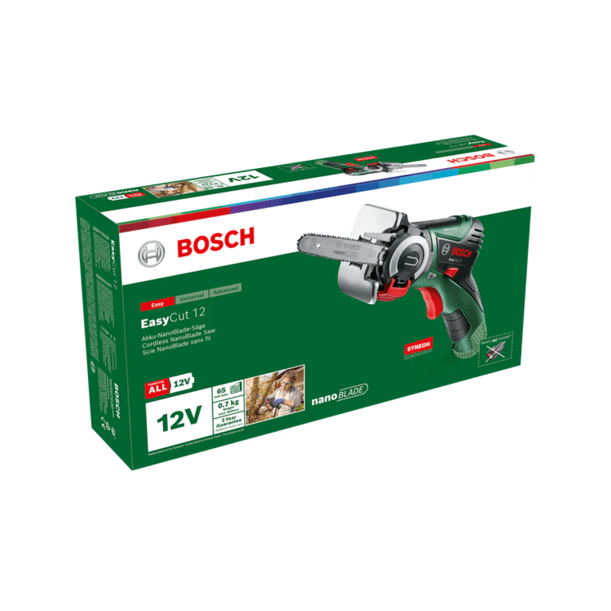 Акумулаторен прободен трион NanoBlade Bosch EasyCut 12 - соло 06033C9001