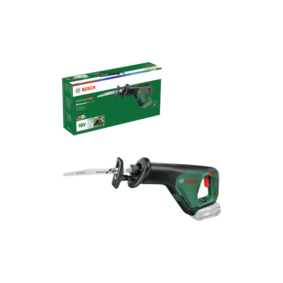 Акумулаторен саблен трион Bosch AdvancedRecip 18 - Соло 06033B2402 Акумулаторен саблен трион Bosch AdvancedRecip 18 - Соло 06033B2402