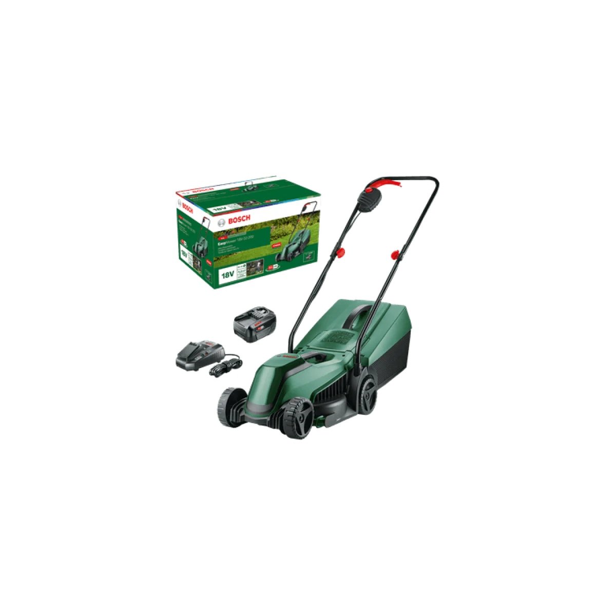 Акумулаторна косачка Bosch EasyMower 18V-32-200 1 x батерия PBA 18V 4.0Ah 06008B9D00