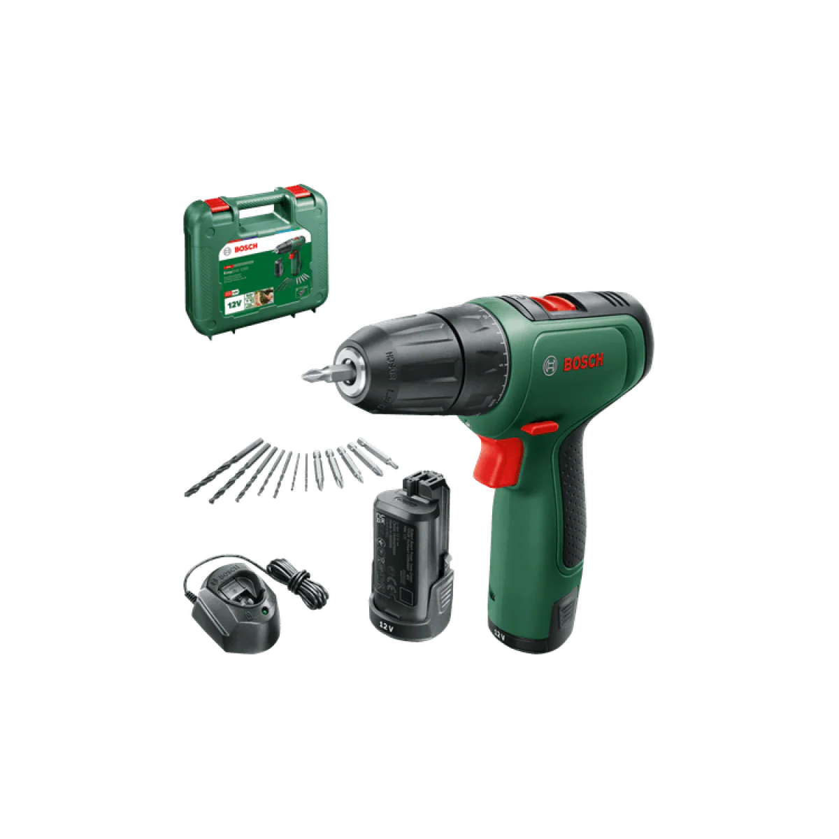 Винтоверт Bosch EasyDrill 1200, 2батерии х PBA 12V 1.5Ah 06039D3007 Винтоверт Bosch EasyDrill 1200, 2батерии х PBA 12V 1.5Ah 06039D3007
