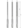 Комплект свредла за перфоратор Bosch SDS plus-5X 6/8/10 mm, 3 части 2608833912